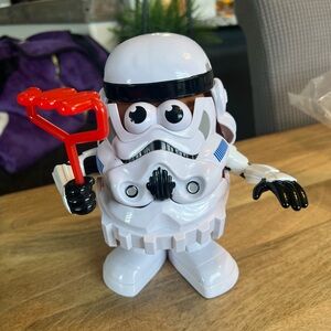 White Kids Action Figure with Red Accessory